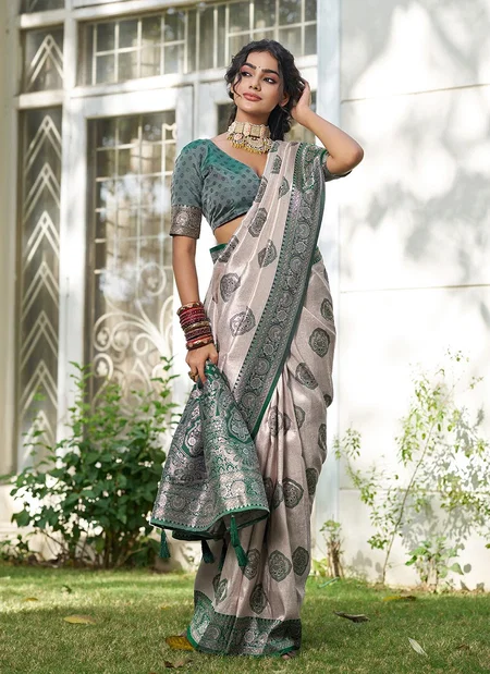 Kundan Silk By Ast Silk Blend Designer Saree